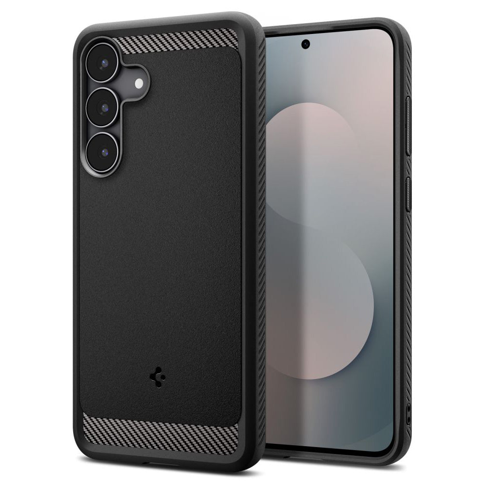 Deksel for Samsung Galaxy S25 FE, Spigen, Rugged Armor, Matt Svart ACS10025