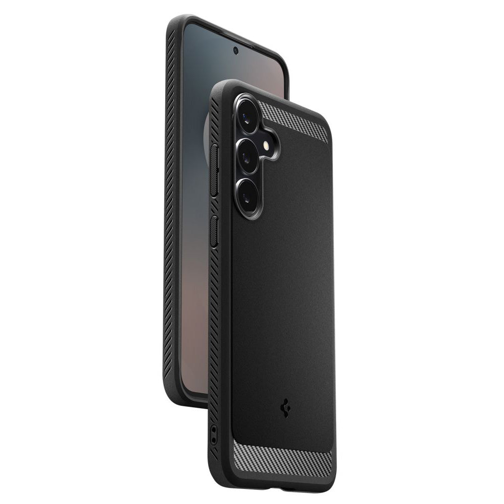 Deksel for Samsung Galaxy S25 FE, Spigen, Rugged Armor, Matt Svart ACS10025