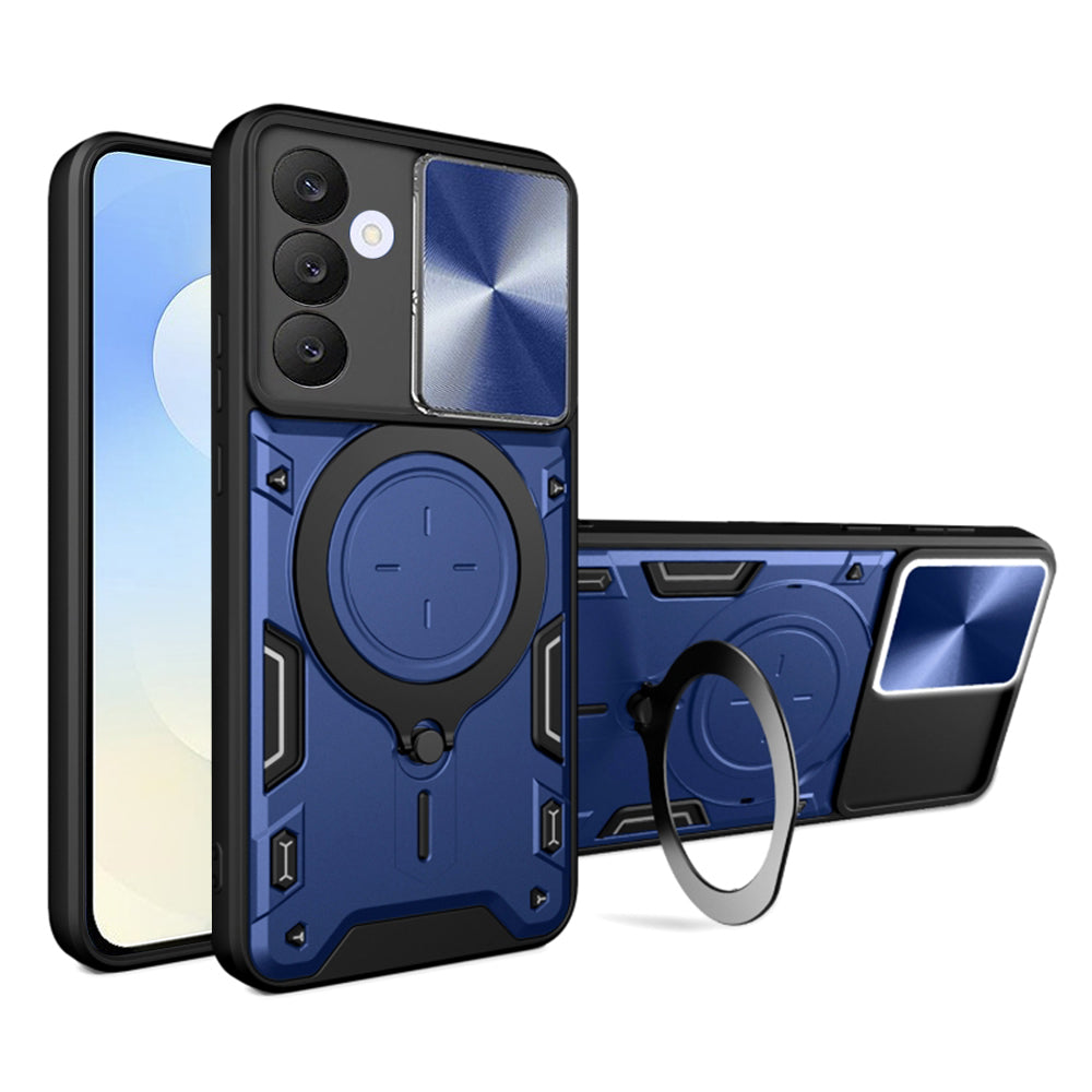 Deksel for Samsung Galaxy S25 FE, Techsuit, CamGuard Pro, Blå