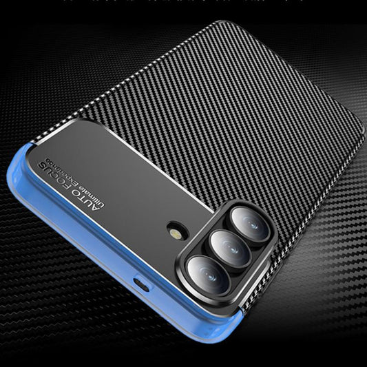 Deksel til Samsung Galaxy S25 FE, Techsuit, CarbonFiber, Svart
