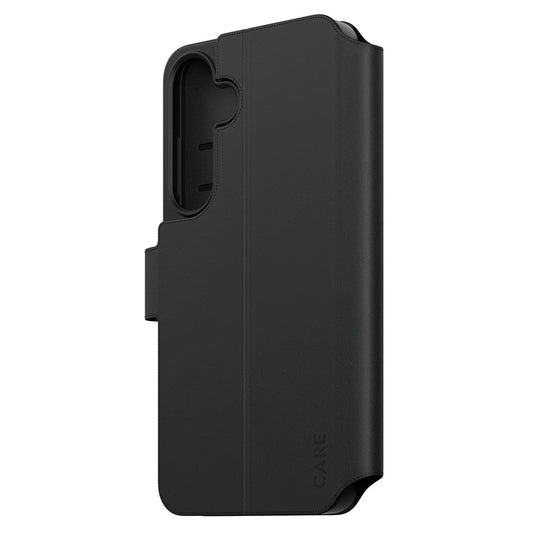 Deksel for Samsung Galaxy S25+ S936, PanzerGlass, Care Feature Kickstand Wallet, Svart