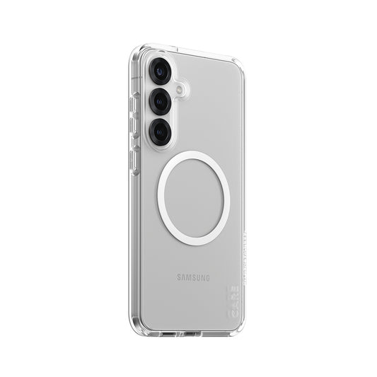 Deksel for Samsung Galaxy S25+ S936, PanzerGlass, Care Urban Combat, Transparent Hvit