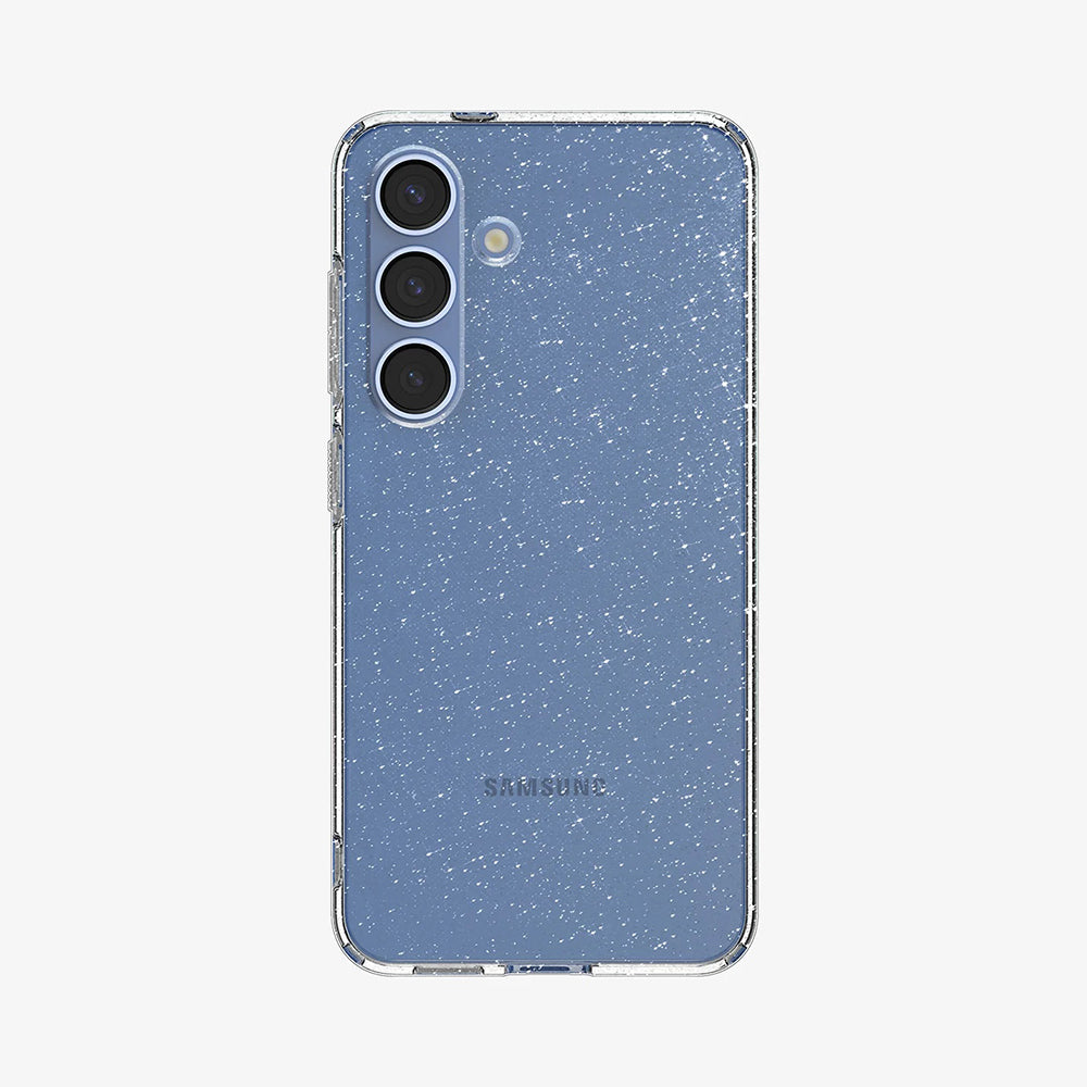 Deksel for Samsung Galaxy S25+ S936, Spigen, Liquid Crystal Glitter, Gjennomsiktig