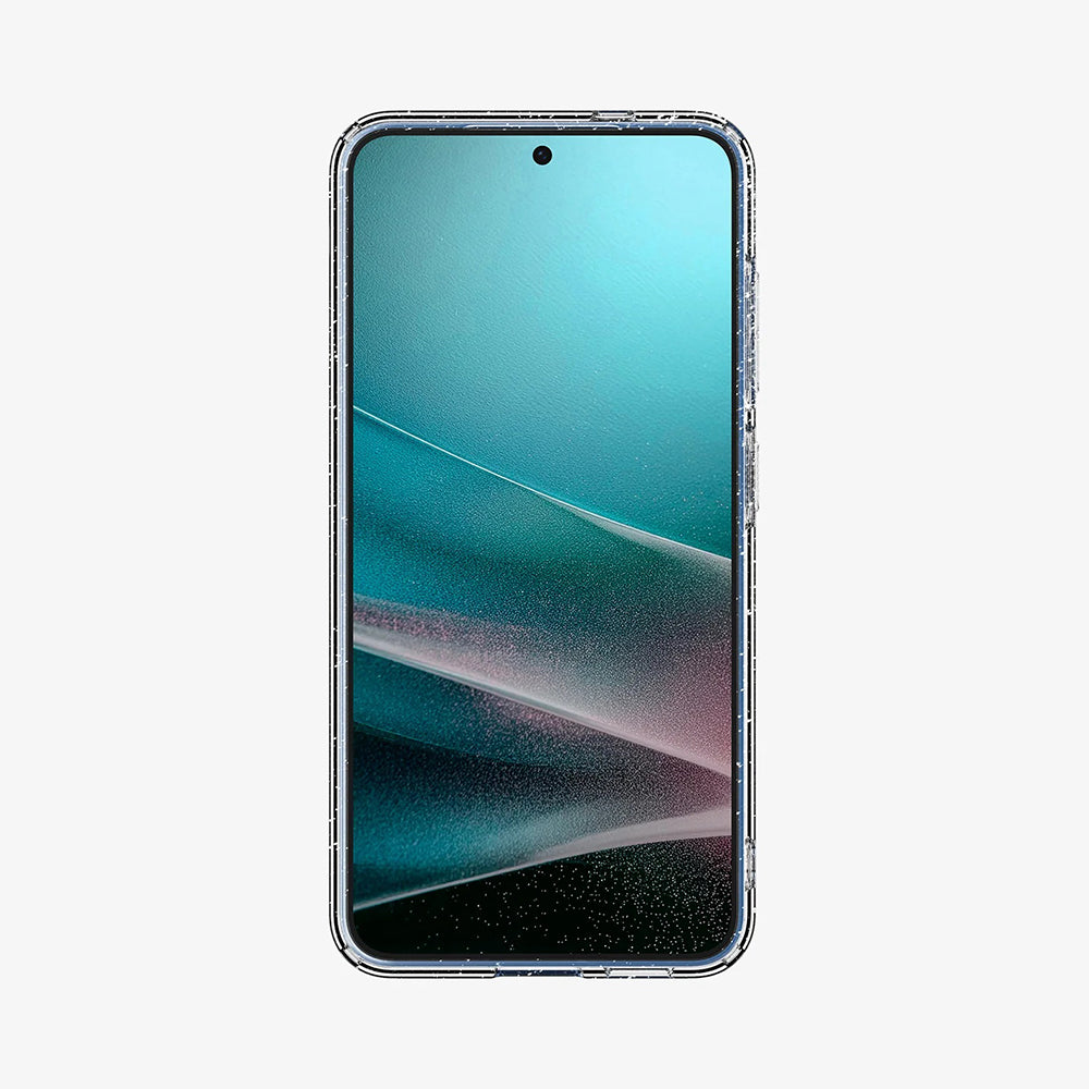 Deksel for Samsung Galaxy S25+ S936, Spigen, Liquid Crystal Glitter, Gjennomsiktig