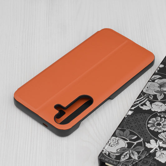 Deksel til Samsung Galaxy S25+ S936, Techsuit, eFold, Oransje