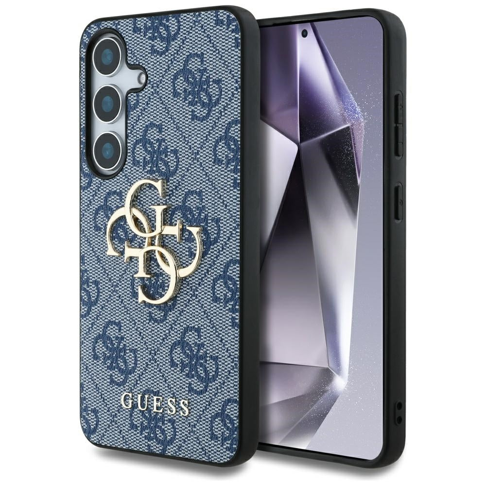 Deksel for Samsung Galaxy S25 S931, Guess, 4G Big Logo, Blå