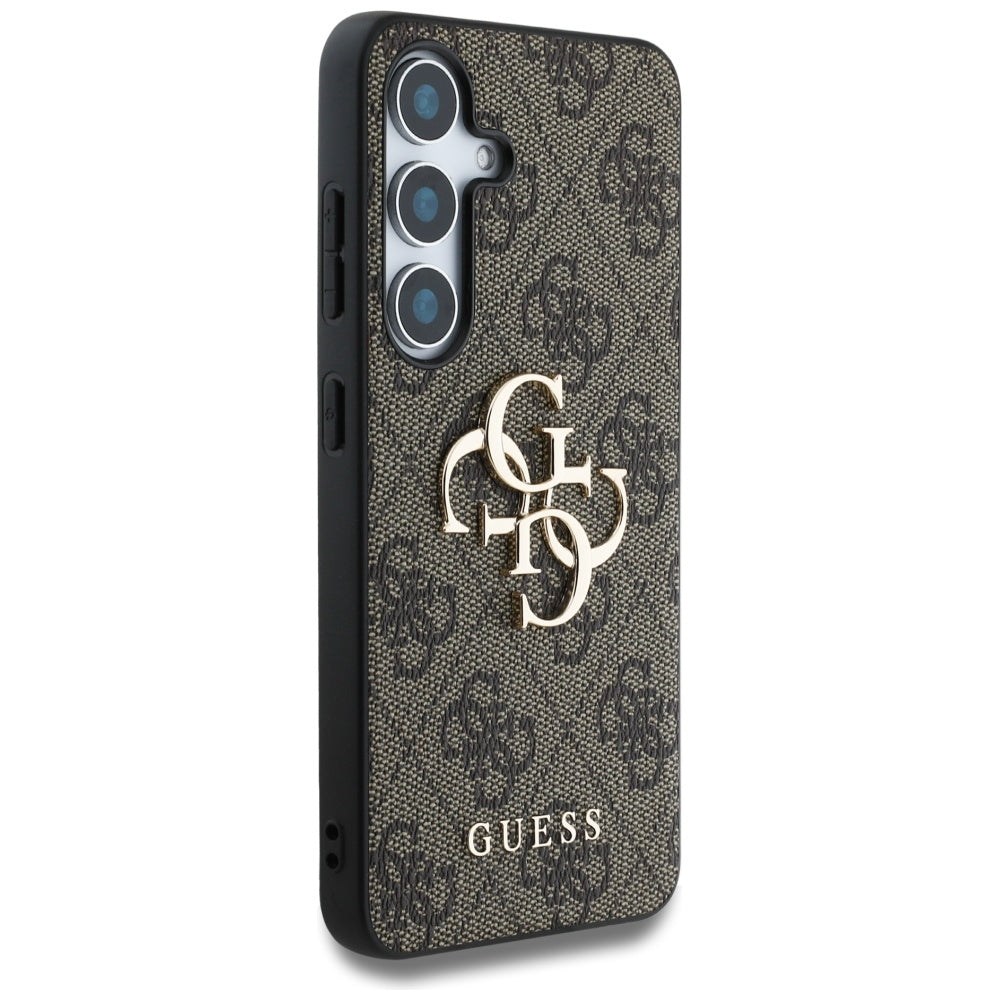 Deksel for Samsung Galaxy S25 S931, Guess, 4G Big Logo, Brun