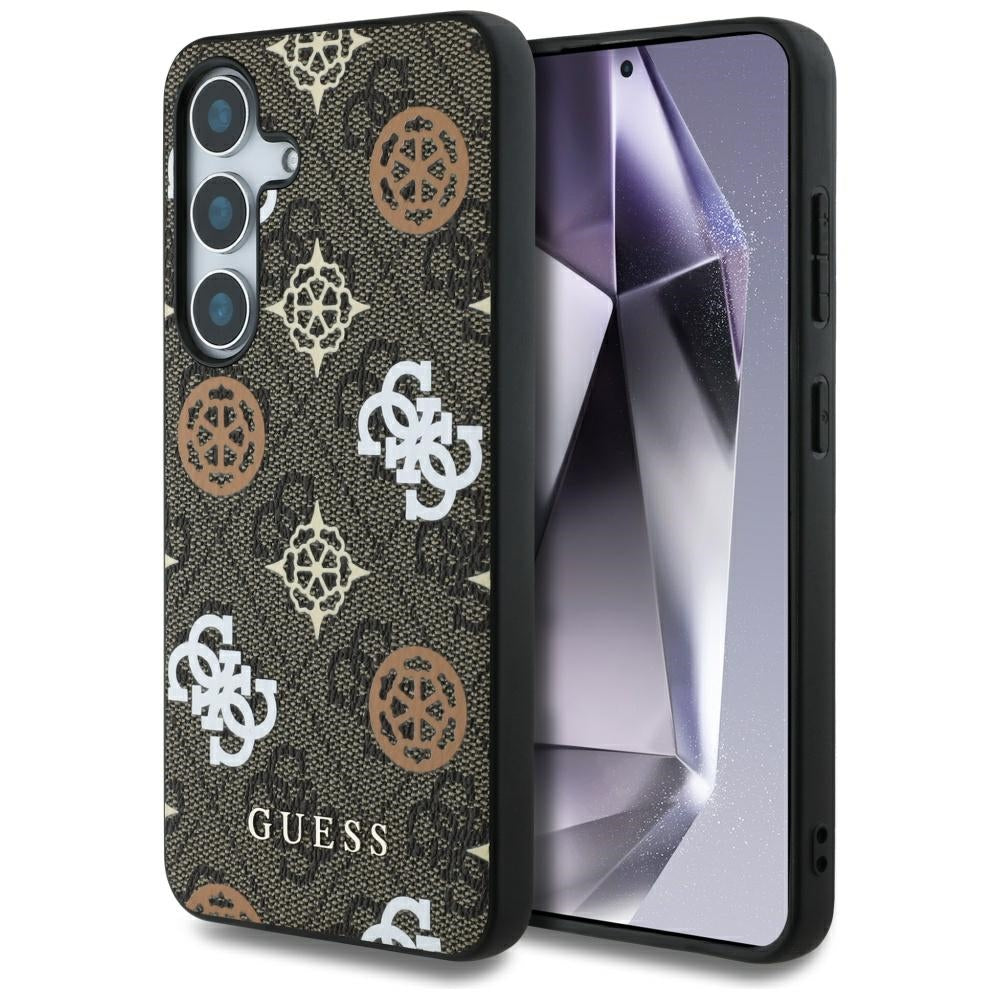 Deksel for Samsung Galaxy S25 S931, Guess, 4G Peony, Brun