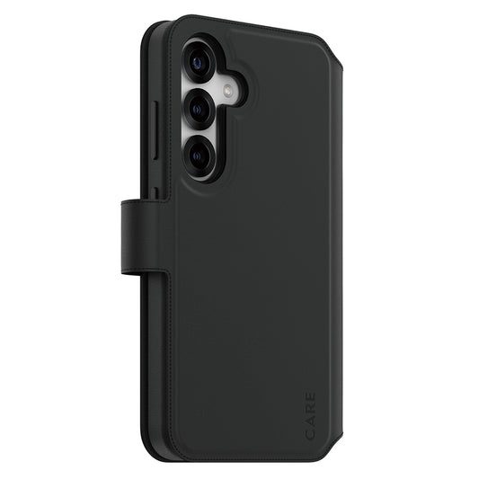 Deksel for Samsung Galaxy S25 S931, PanzerGlass, Care Feature Tango Two-in-One, Svart