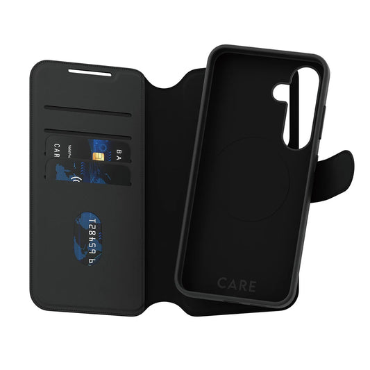 Deksel for Samsung Galaxy S25 S931, PanzerGlass, Care Feature Tango Two-in-One, Svart