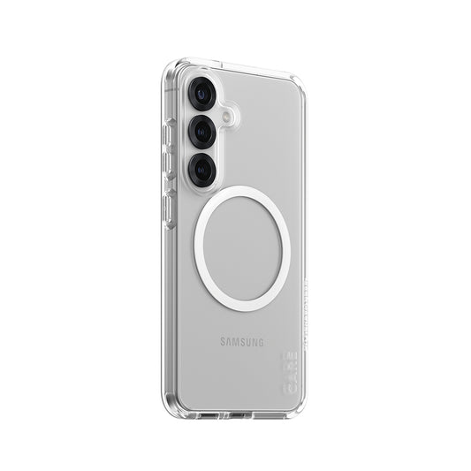 Deksel for Samsung Galaxy S25 S931, PanzerGlass, Care Urban Combat, Transparent Hvit