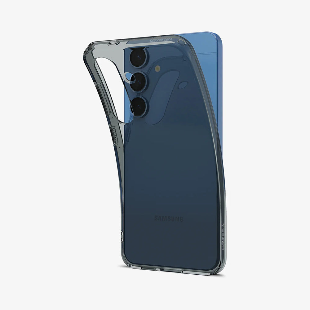 Deksel for Samsung Galaxy S25 S931, Spigen, Liquid Crystal, Røykfarget