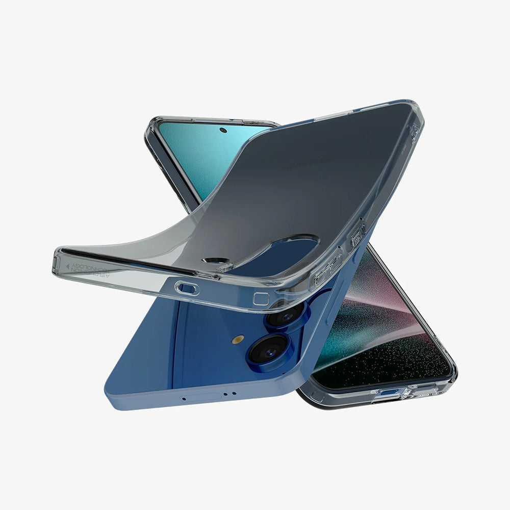 Deksel for Samsung Galaxy S25 S931, Spigen, Liquid Crystal, Røykfarget
