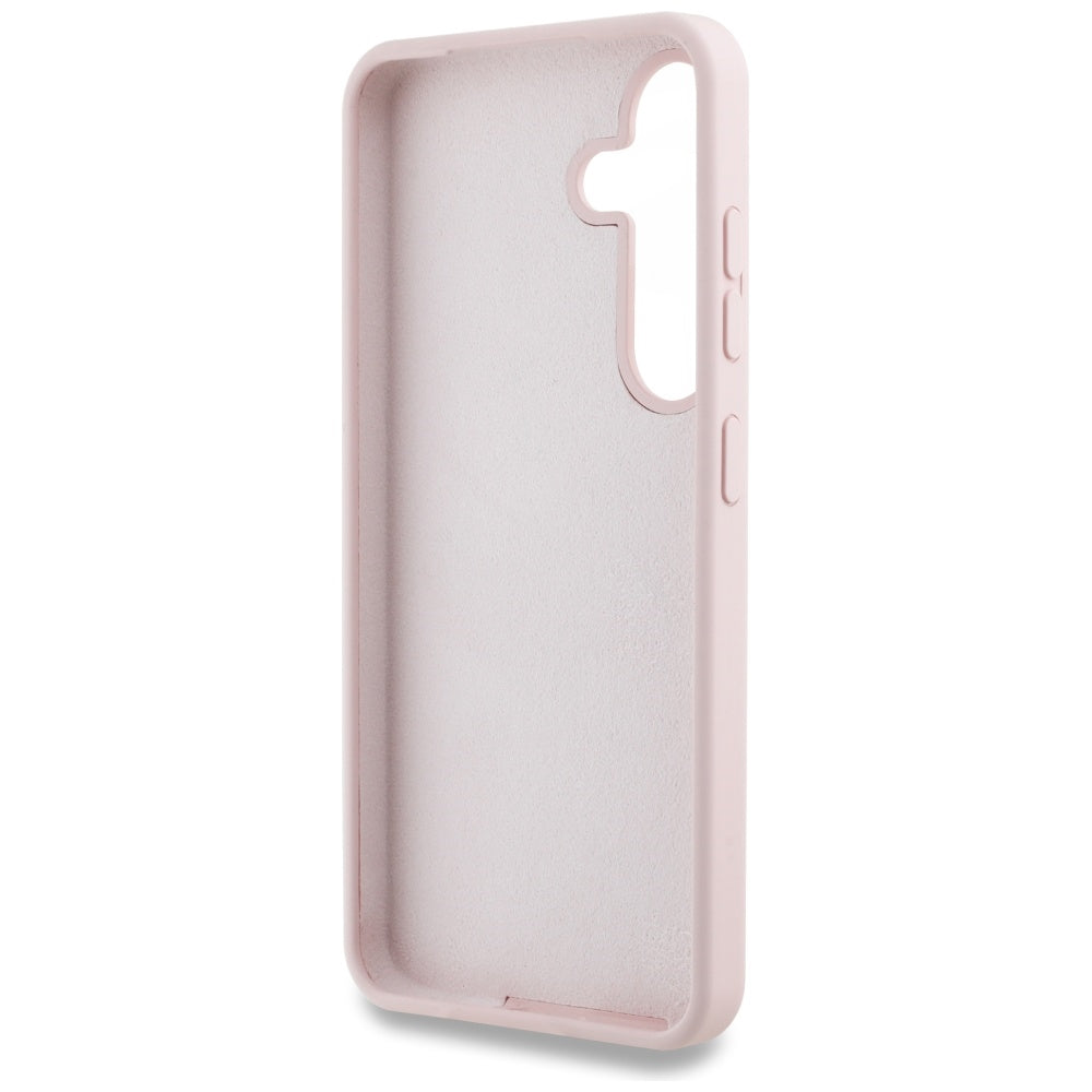 Deksel for Samsung Galaxy S25 Ultra S938, Guess, 4G Grained Big and Classic Logo, Rosa
