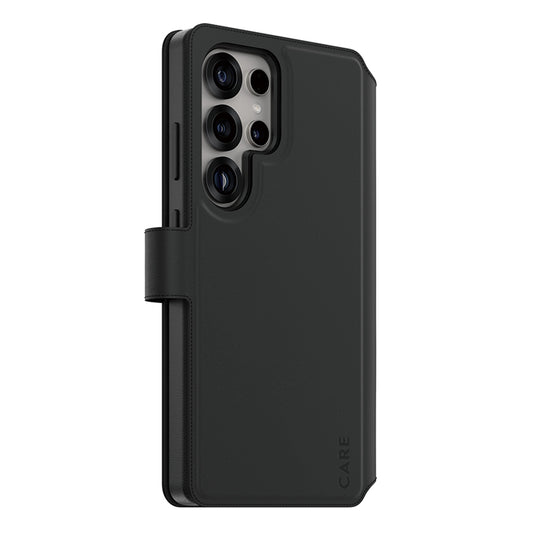 Deksel for Samsung Galaxy S25 Ultra S938, PanzerGlass, Care Feature Tango Two-in-One, Svart