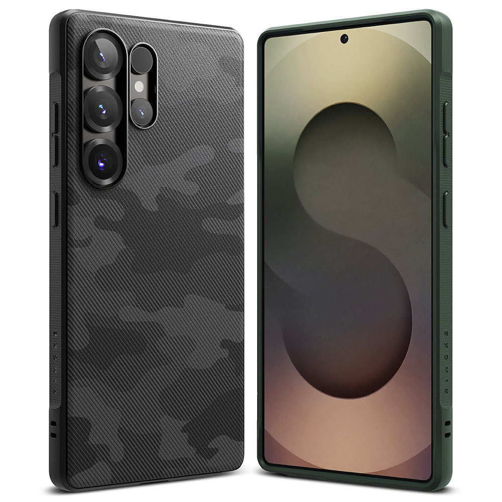 Deksel for Samsung Galaxy S25 Ultra S938, Ringke, Onyx Design, Camouflage