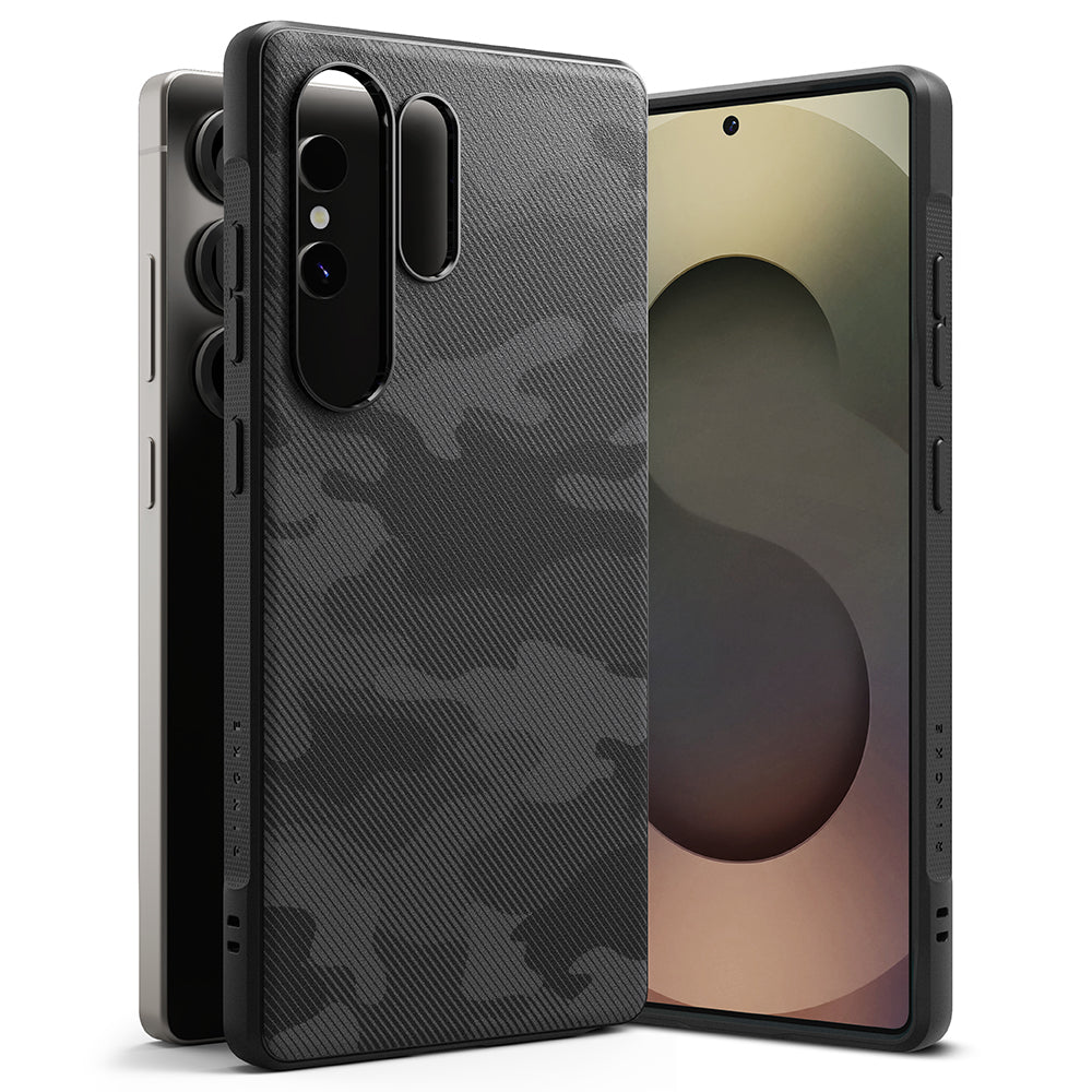 Deksel for Samsung Galaxy S25 Ultra S938, Ringke, Onyx Design, Camouflage