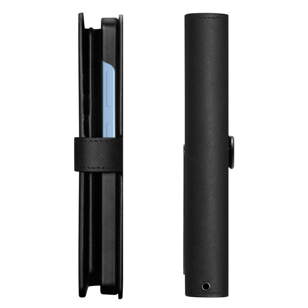 Deksel for Samsung Galaxy S25 Ultra S938, Spigen, Wallet S, Svart ACS09124