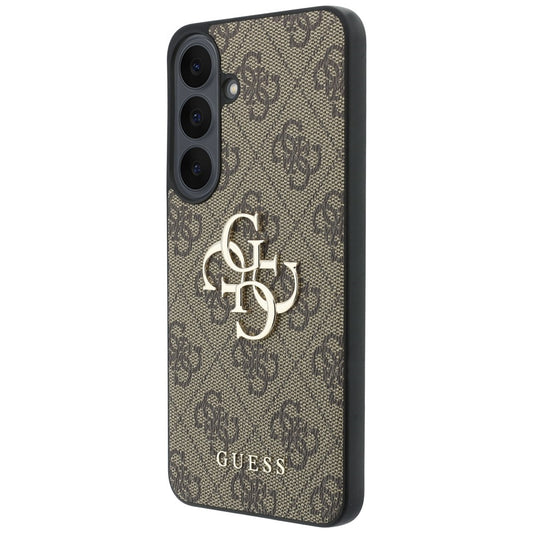 Deksel til Samsung Galaxy S26 FE S741, Guess, 4G Metalllogo, Brun