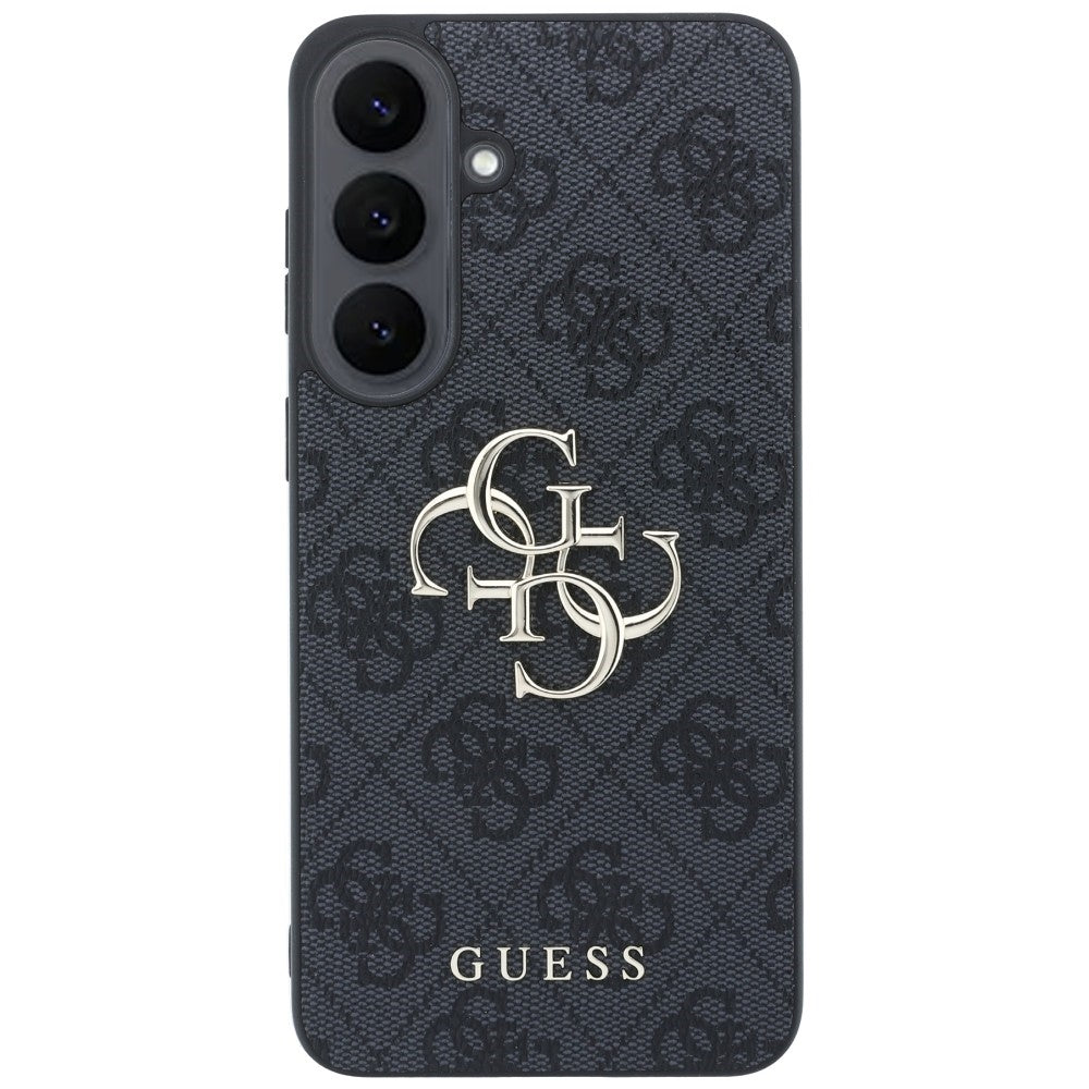 Deksel for Samsung Galaxy S26 FE S741, Guess, 4G Metalllogo, Svart