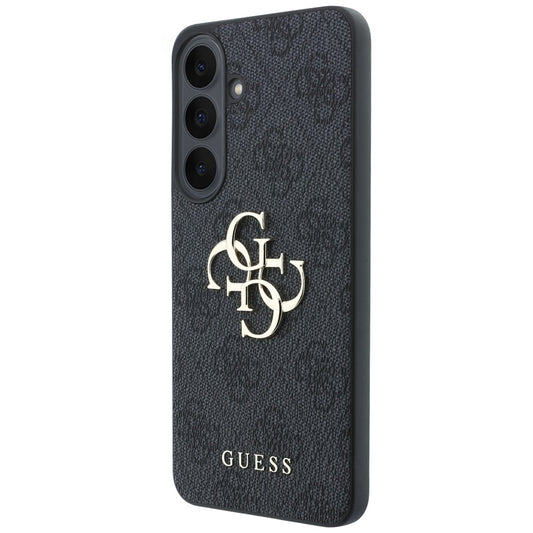 Deksel for Samsung Galaxy S26 FE S741, Guess, 4G Metalllogo, Svart