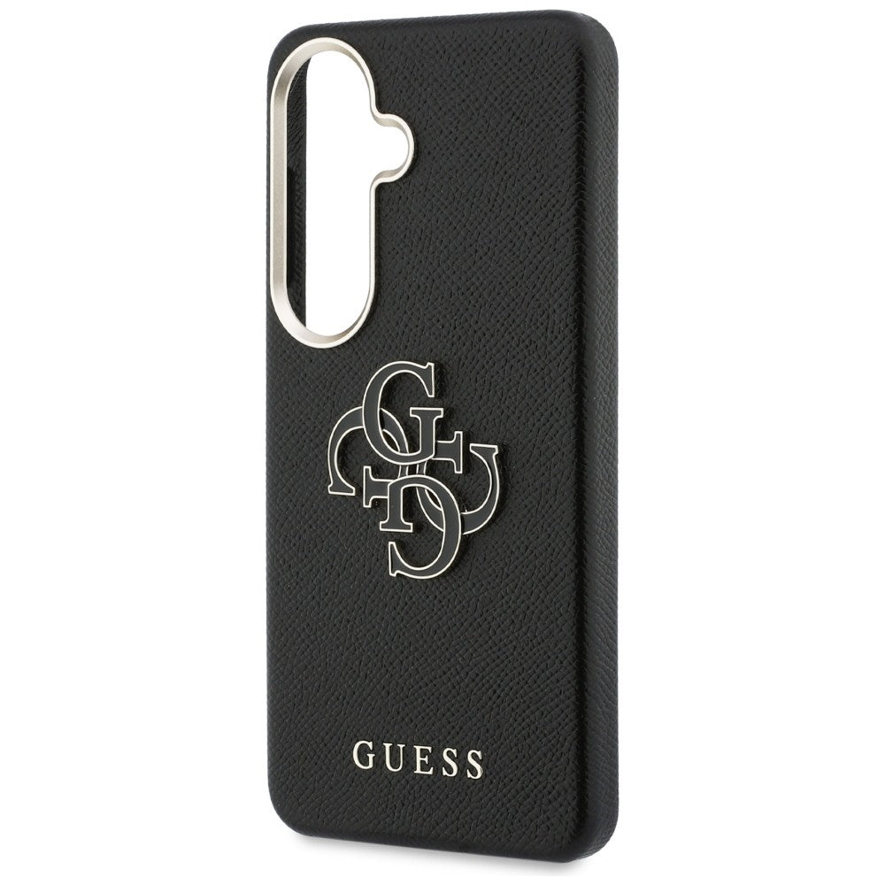 Deksel til Samsung Galaxy S26 Plus S947, Guess, 4G Grained Big and Classic Logo, Svart