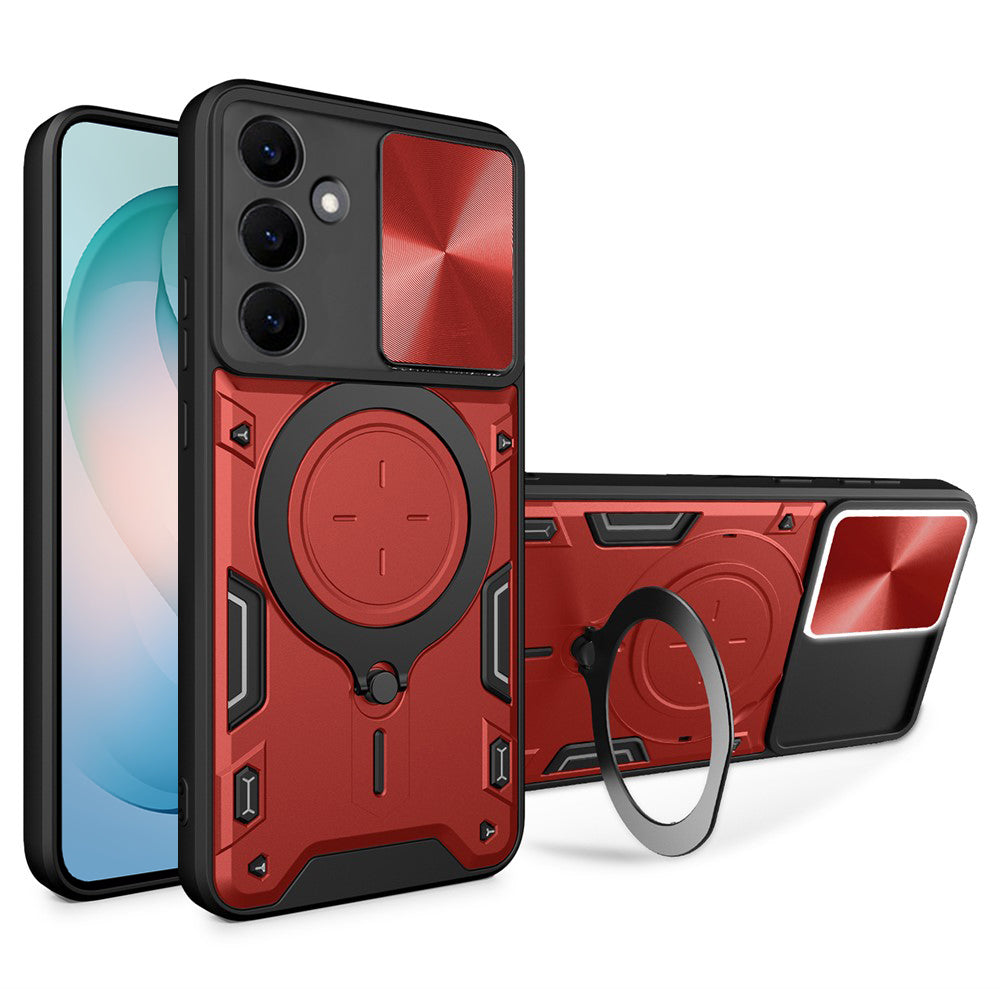 Deksel for Samsung Galaxy S26 Plus, Techsuit, CamGuard Pro, Rød