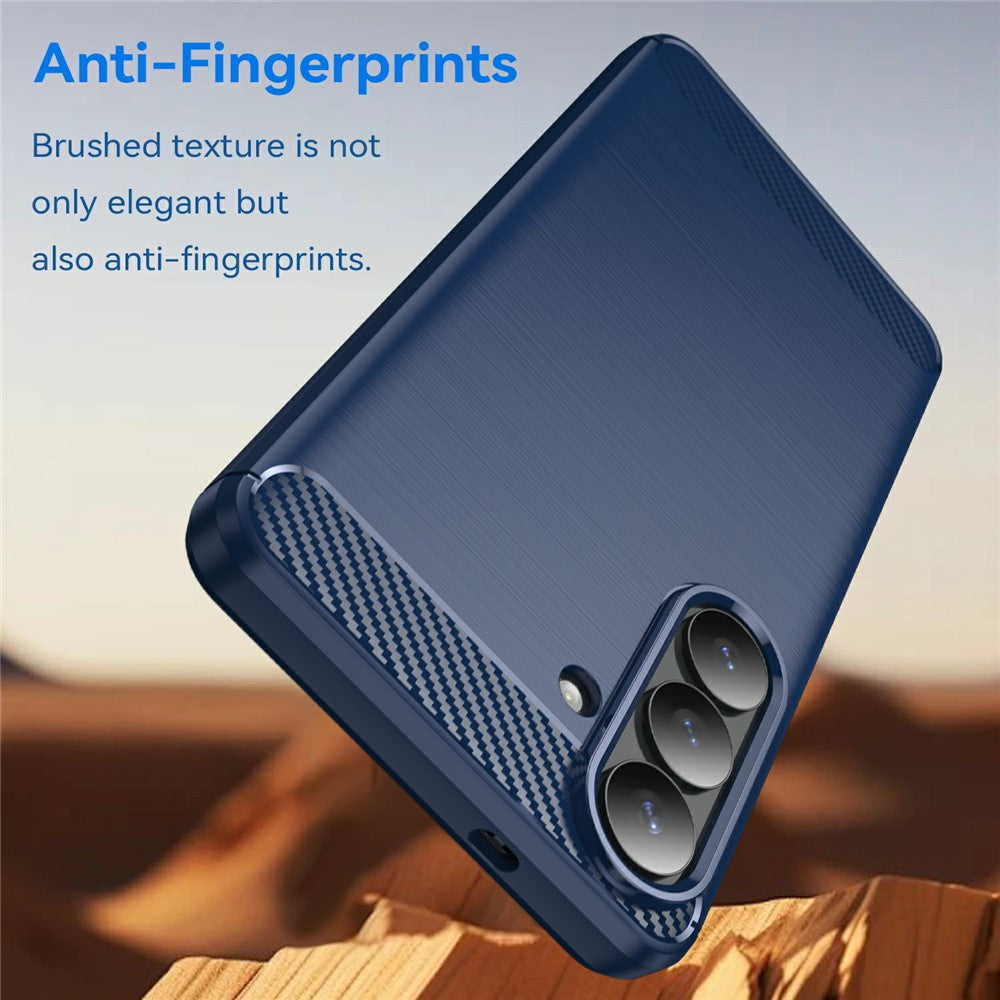 Deksel for Samsung Galaxy S26 Plus S947, Techsuit, Karbon, Blå