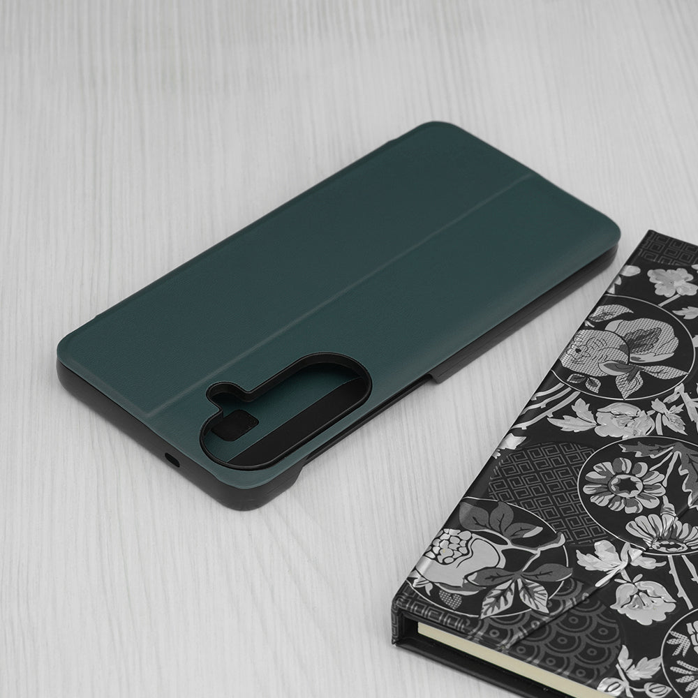 Deksel for Samsung Galaxy S26 Plus S947, Techsuit, eFold, Mørkegrønn