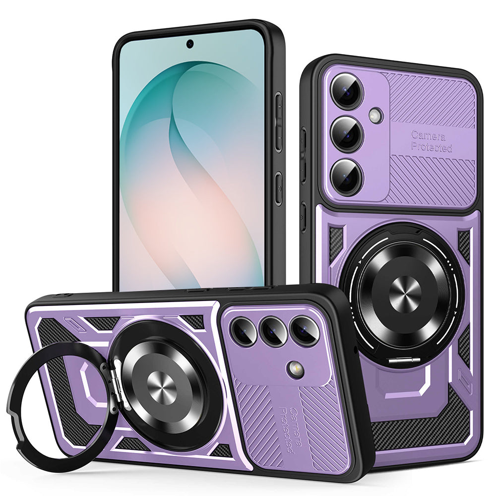 Deksel for Samsung Galaxy S26 Plus, Techsuit, RuggedCam, Lilla