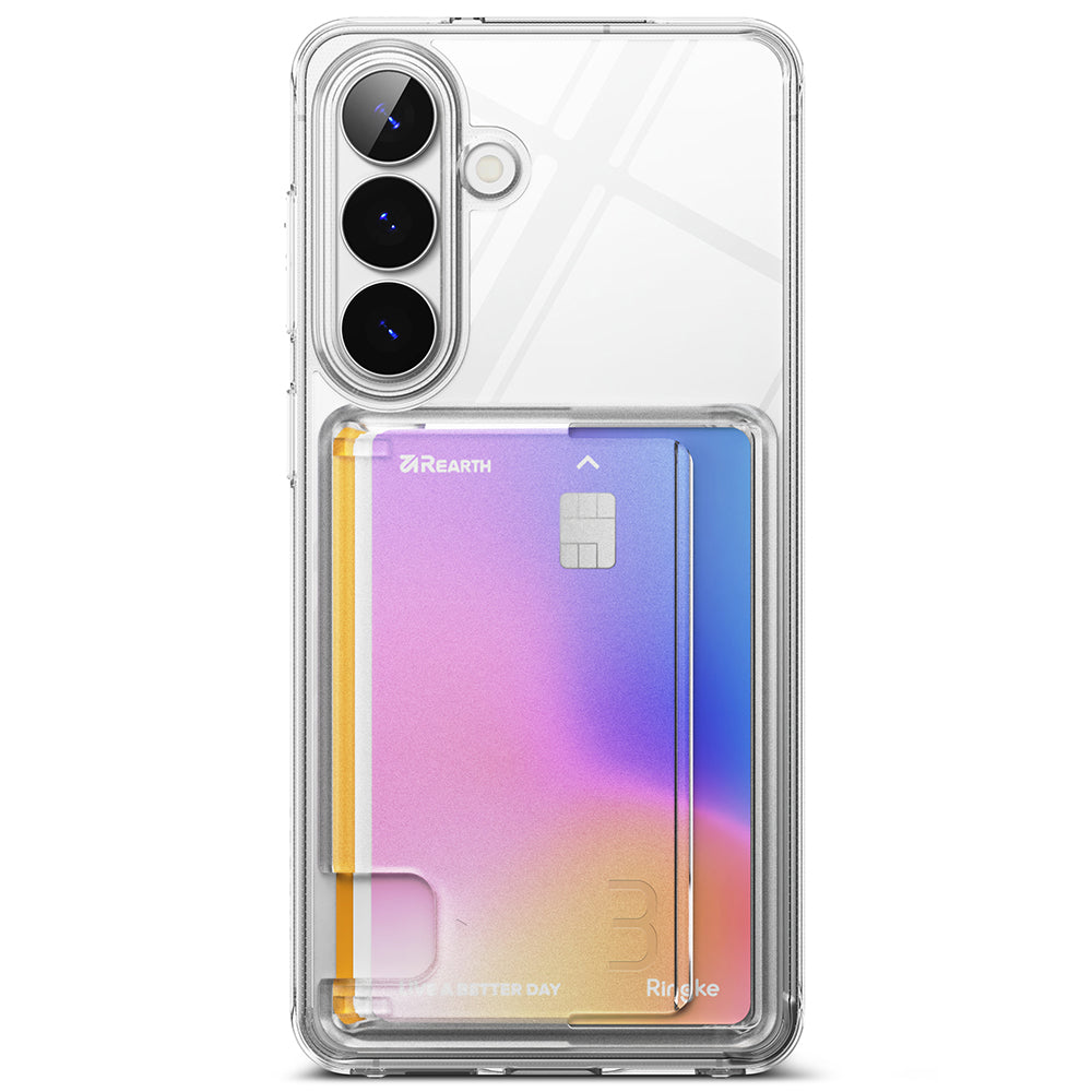 Deksel for Samsung Galaxy S26 S942, Ringke, Fusion Card, Gjennomsiktig