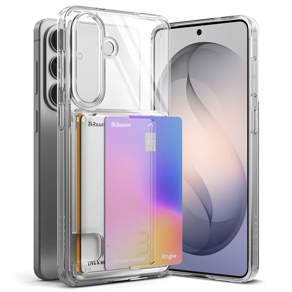 Deksel for Samsung Galaxy S26 S942, Ringke, Fusion Card, Gjennomsiktig