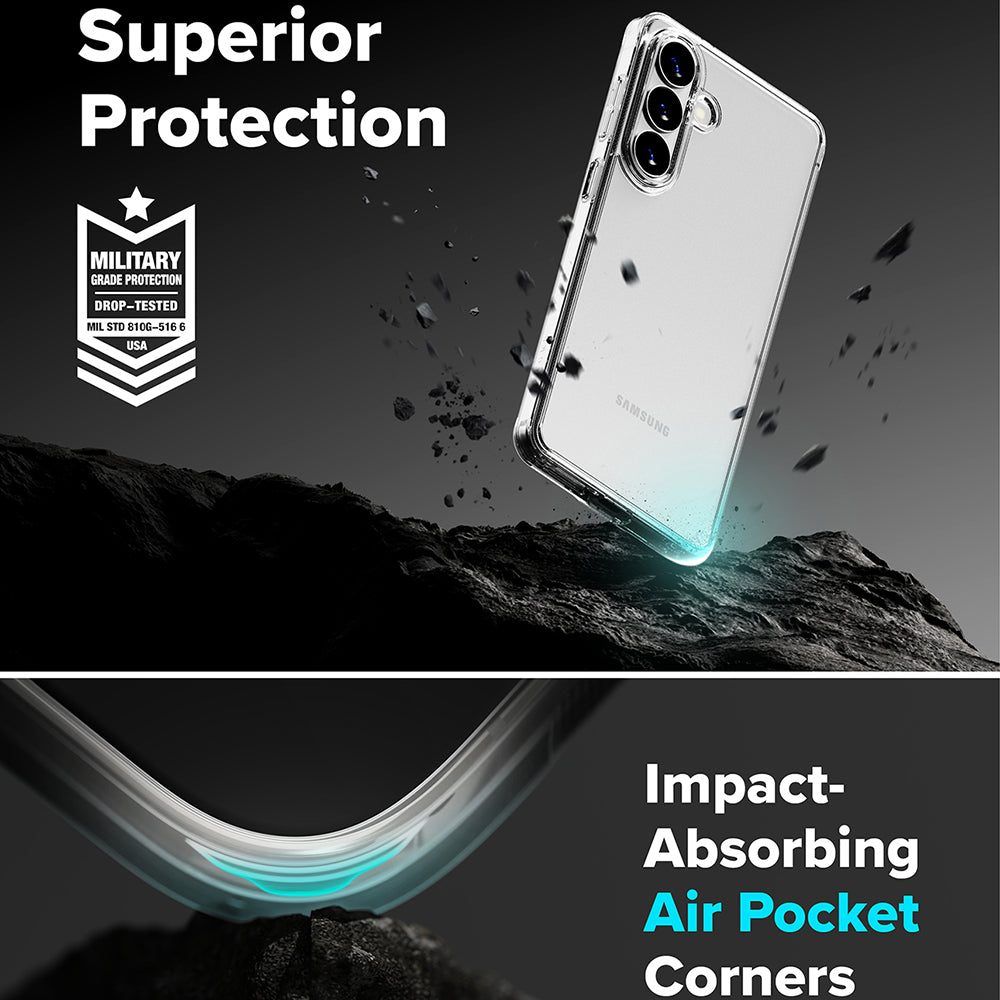 Deksel for Samsung Galaxy S26 S942, Ringke, Fusion, Gjennomsiktig