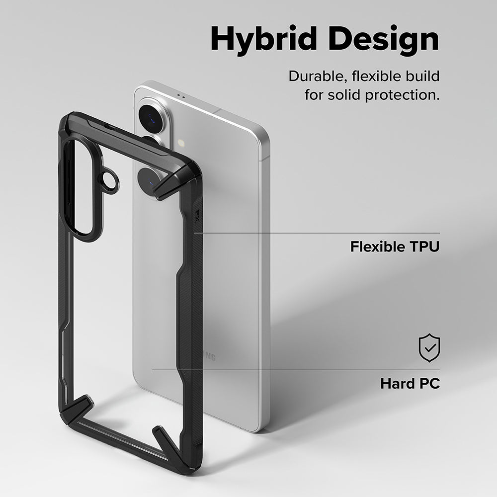 Deksel for Samsung Galaxy S26 S942, Ringke, Fusion X, Svart