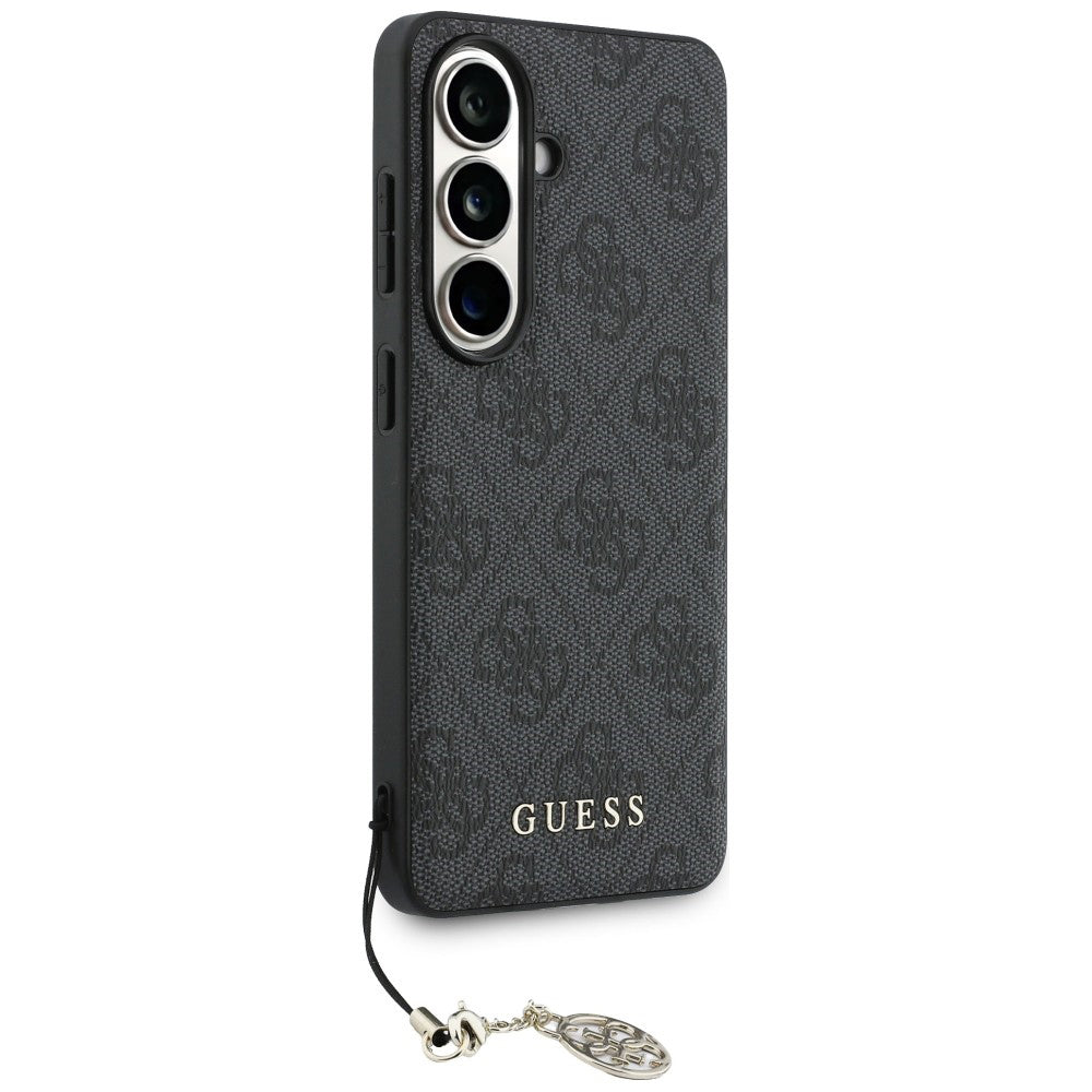 Deksel for Samsung Galaxy S26 S942, Guess, 4G Classic Logo Charm, Svart