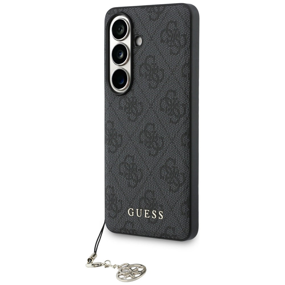 Deksel for Samsung Galaxy S26 S942, Guess, 4G Classic Logo Charm, Svart