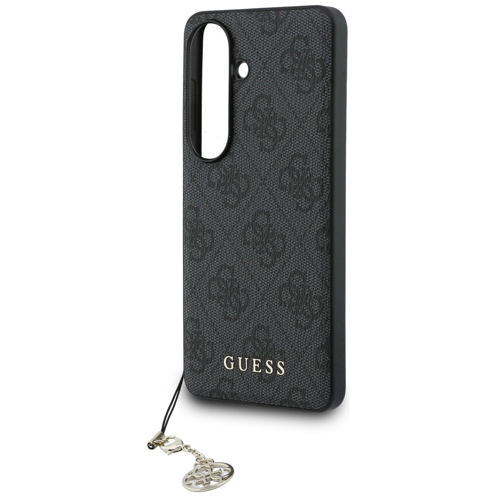 Deksel for Samsung Galaxy S26 S942, Guess, 4G Classic Logo Charm, Svart
