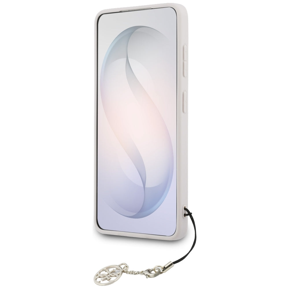 Deksel for Samsung Galaxy S26 S942, Guess, 4G Classic Logo Charm, Rosa