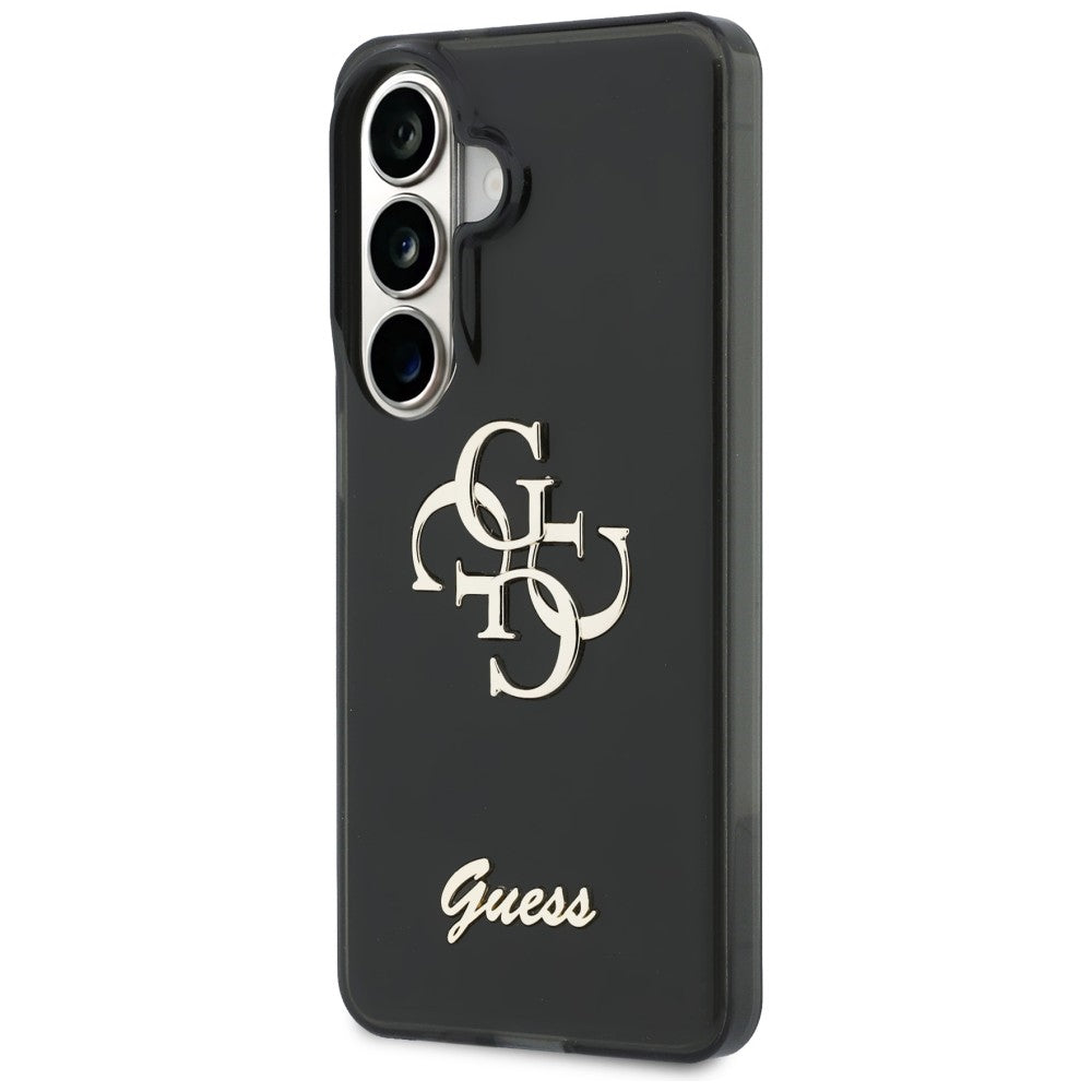 Deksel for Samsung Galaxy S26 S942, Guess, IML Big Metal 4G Script, Svart