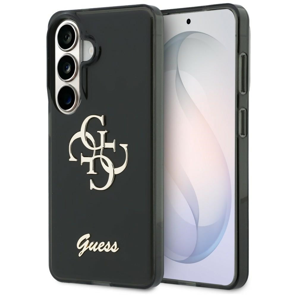 Deksel for Samsung Galaxy S26 S942, Guess, IML Big Metal 4G Script, Svart