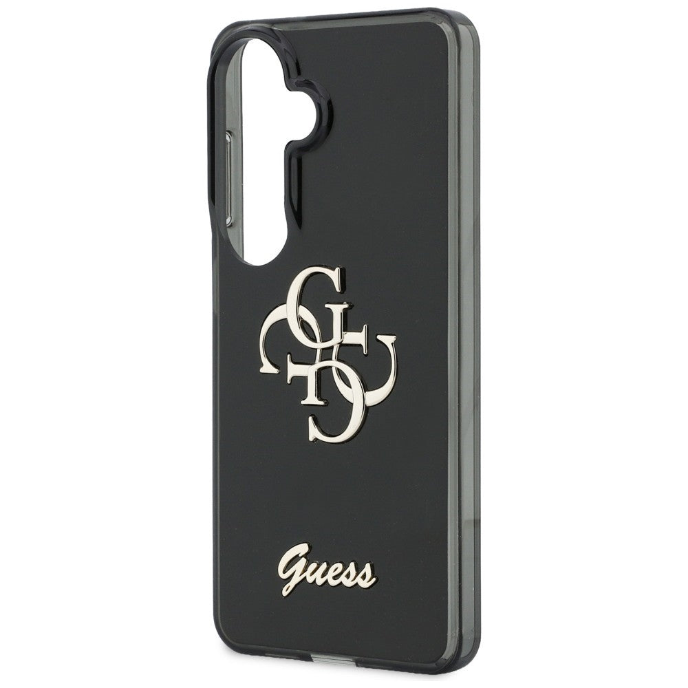 Deksel for Samsung Galaxy S26 S942, Guess, IML Big Metal 4G Script, Svart