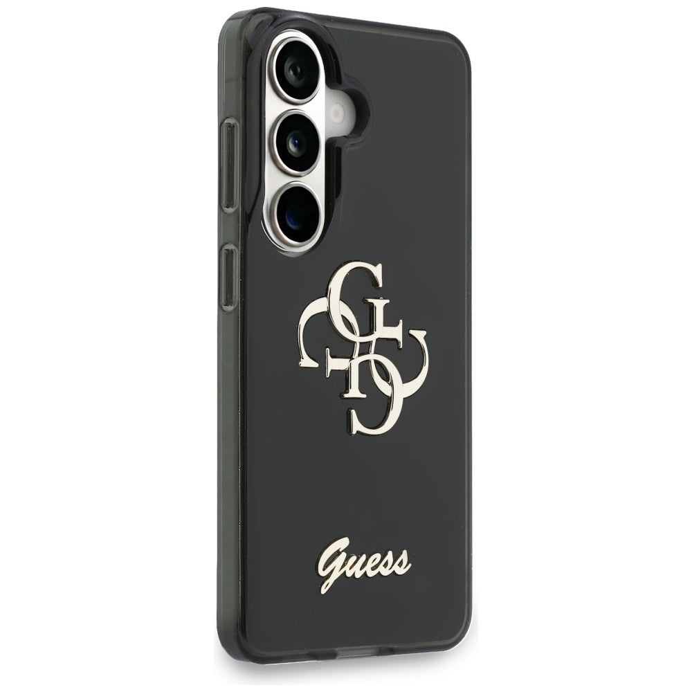 Deksel for Samsung Galaxy S26 S942, Guess, IML Big Metal 4G Script, Svart