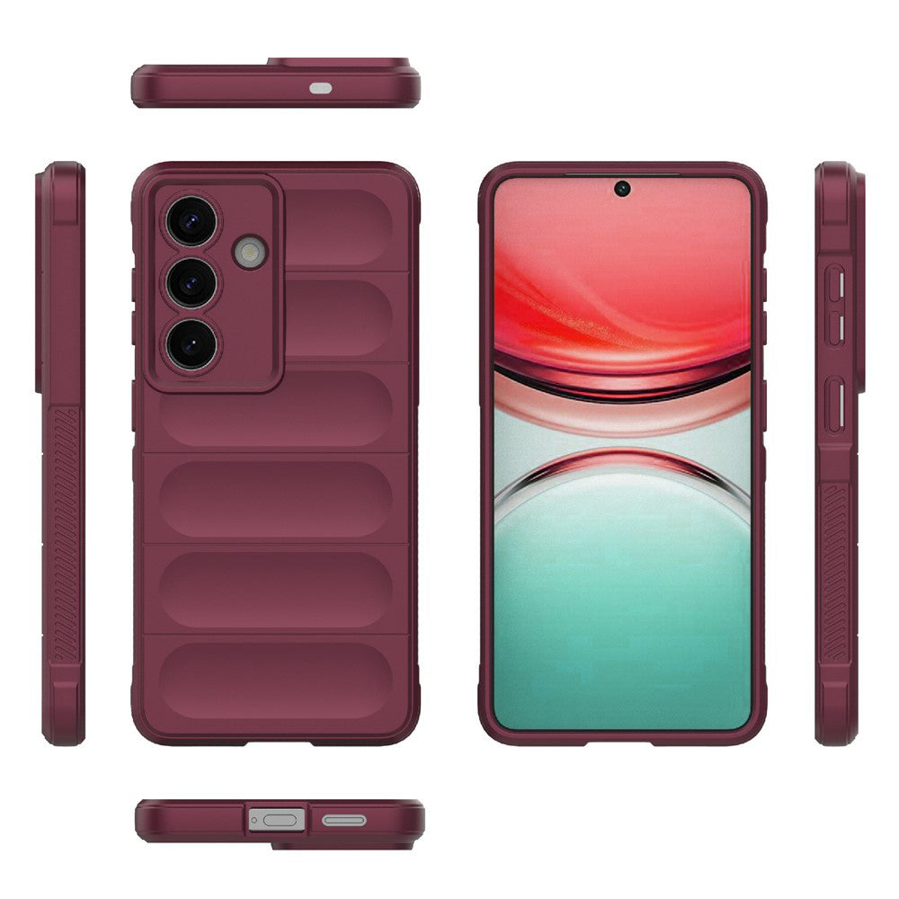 Deksel til Samsung Galaxy S26 S942, Techsuit, Magic Shield, Burgunder