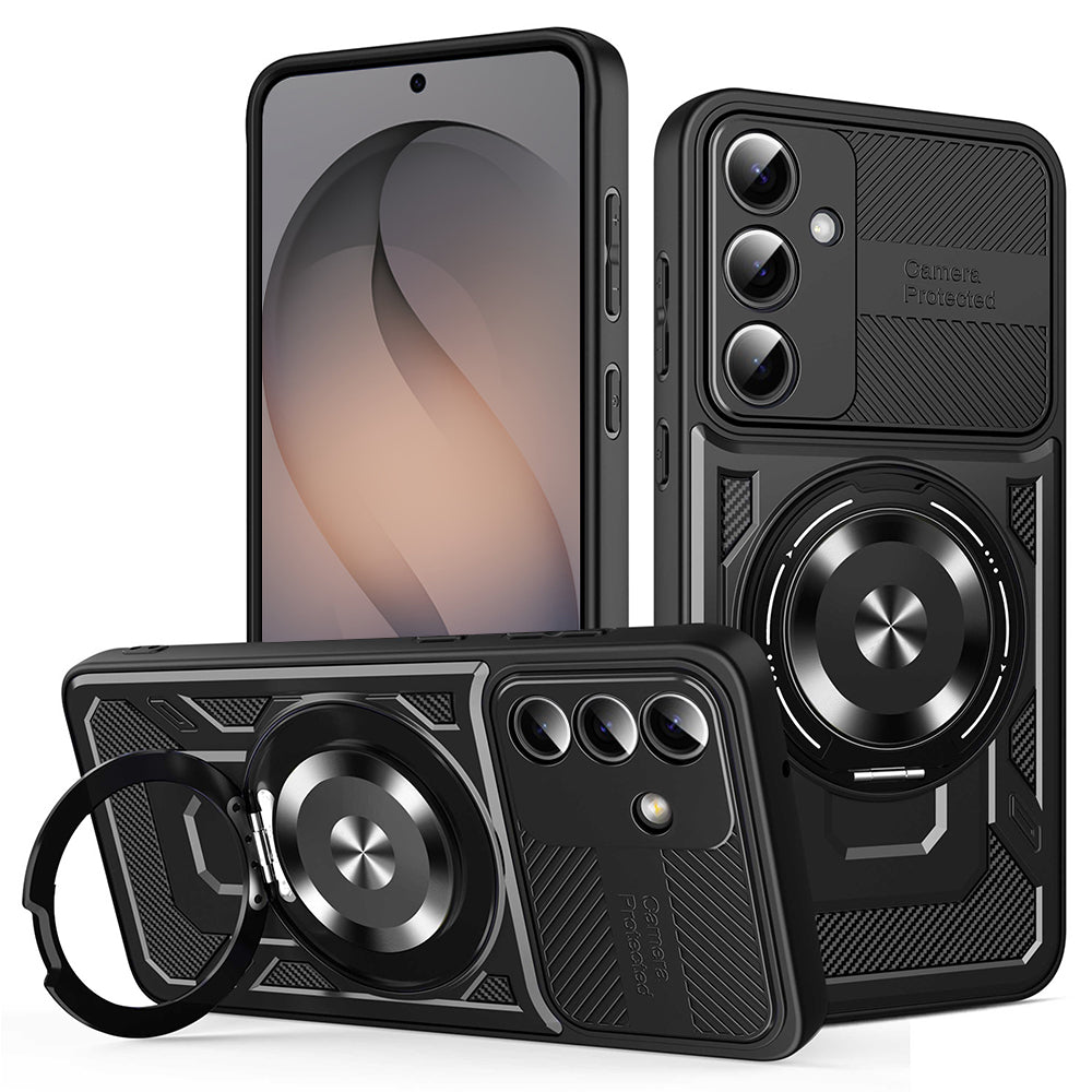 Deksel for Samsung Galaxy S26 S942, Techsuit, RuggedCam, Svart