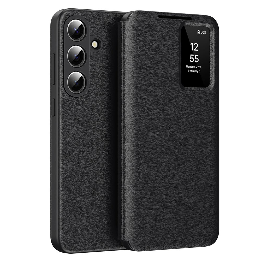 Deksel for Samsung Galaxy S26 S942, Techsuit, SmartView, Svart