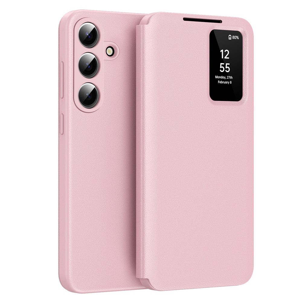 Deksel for Samsung Galaxy S26 S942, Techsuit, SmartView, Rosa