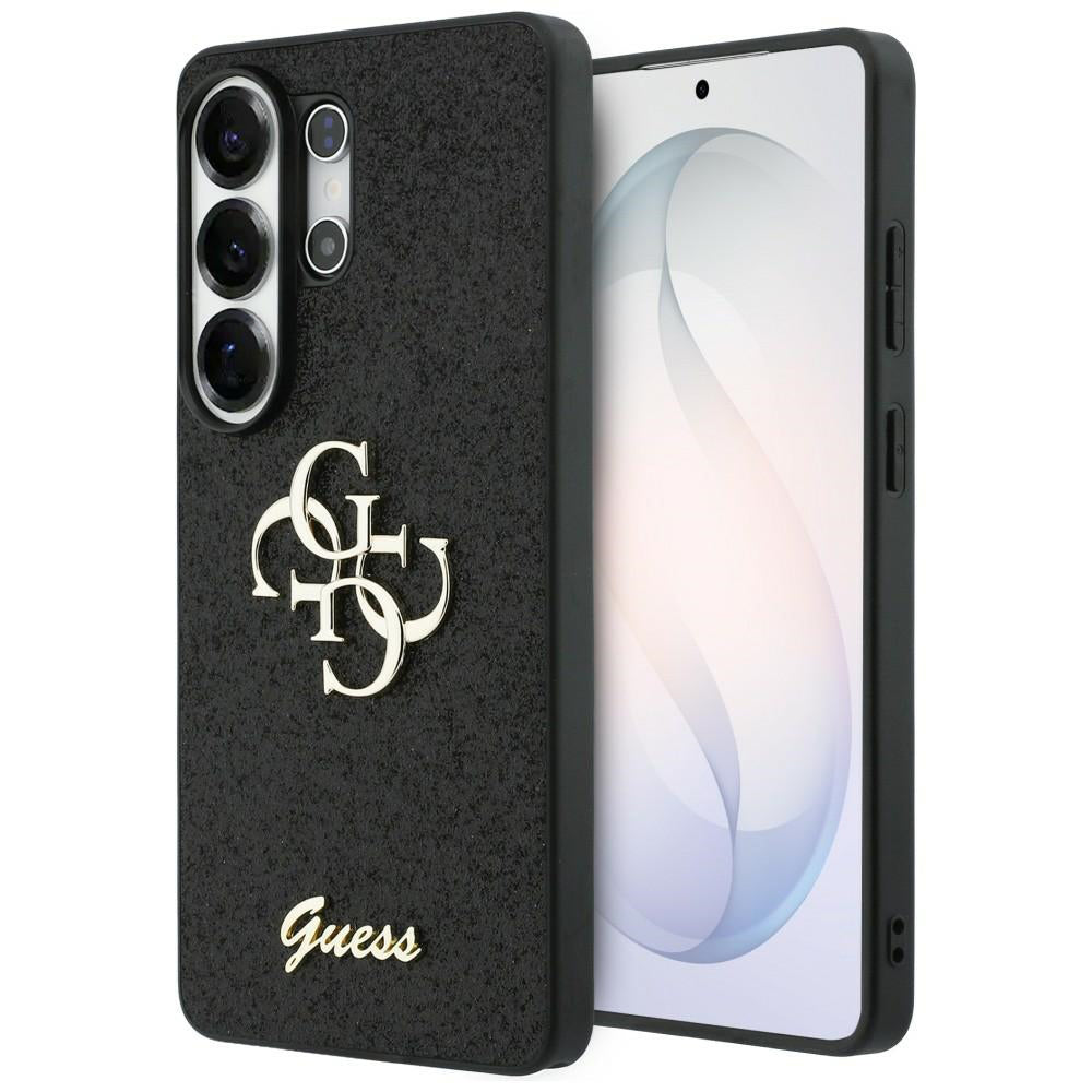 Deksel for Samsung Galaxy S26 Ultra S948, Guess, Fixed Glitter Big 4G Metal Frame, Svart