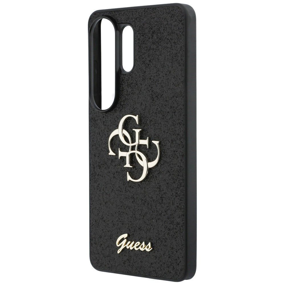 Deksel for Samsung Galaxy S26 Ultra S948, Guess, Fixed Glitter Big 4G Metal Frame, Svart