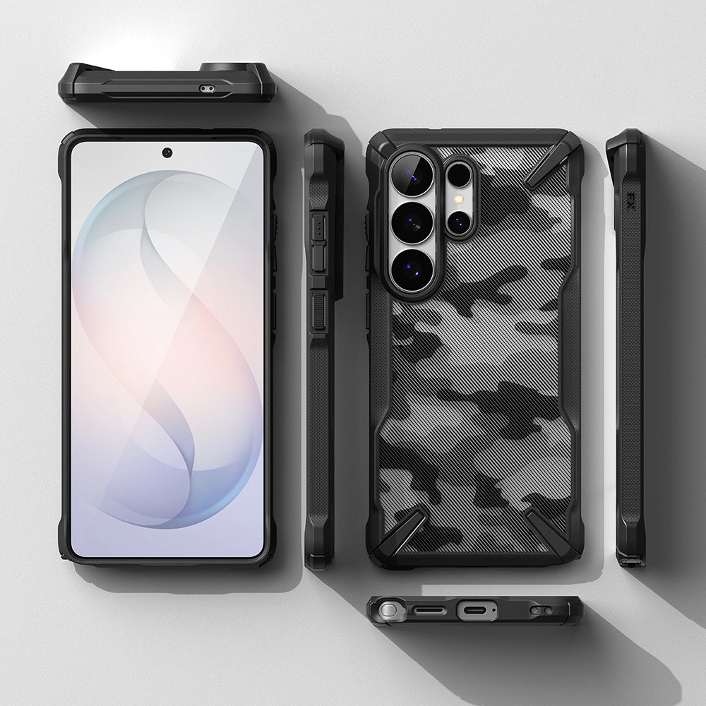 Deksel for Samsung Galaxy S26 Ultra S948, Ringke, Fusion X, Camouflage