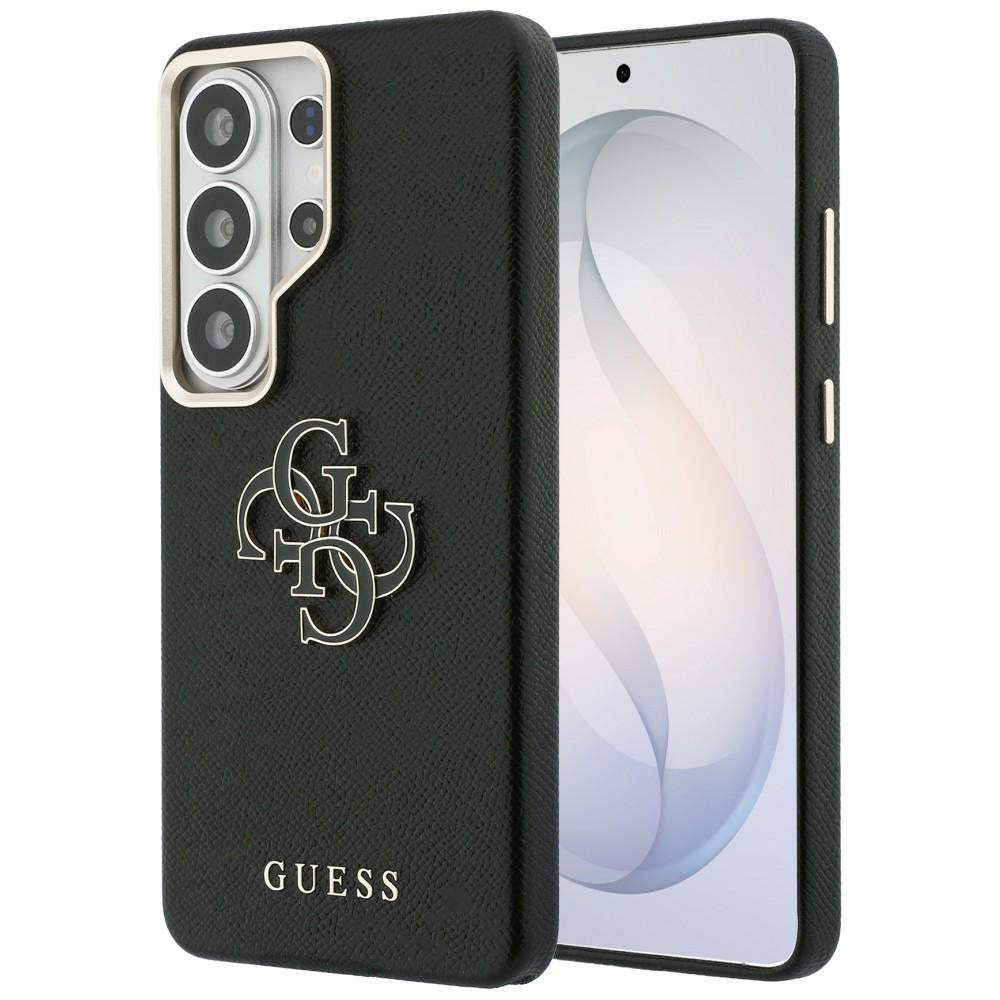 Deksel for Samsung Galaxy S26 Ultra S948, Guess, 4G Grained Big and Classic Logo, Svart